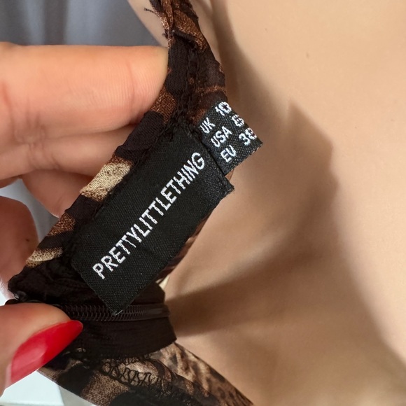 Prettylittlething Leopard print Maxi dress 6 - Picture 11 of 11